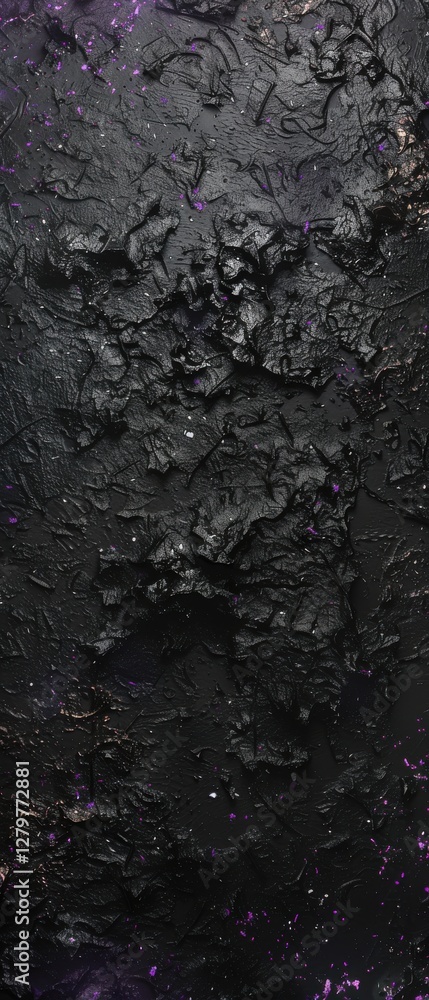 Grainy black texture sprinkled with glowing purple specks, smoky gradients & abstract minimal edges adds an mysterious depth. Grainy black texture sprinkled with glowing purple specks, smoky gradients & abstract minimal edges adds an mysterious depth.