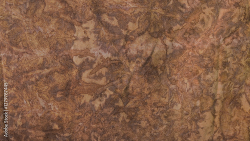 Textured Tie-Dye Fabric in Earthy Tones