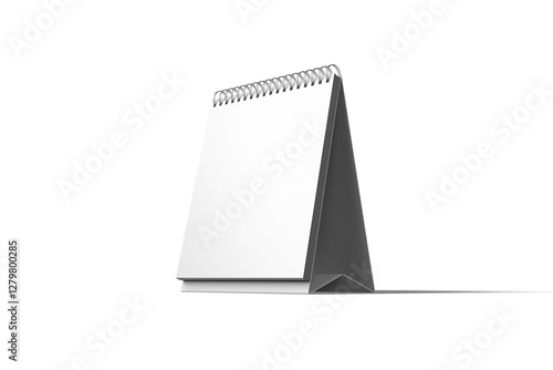 Standing of Desk Calendar, 3D Illustration