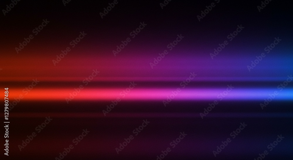 Fototapeta premium Abstract Red Purple Blue Gradient Background Digital Art Neon Light Stripes Modern Design