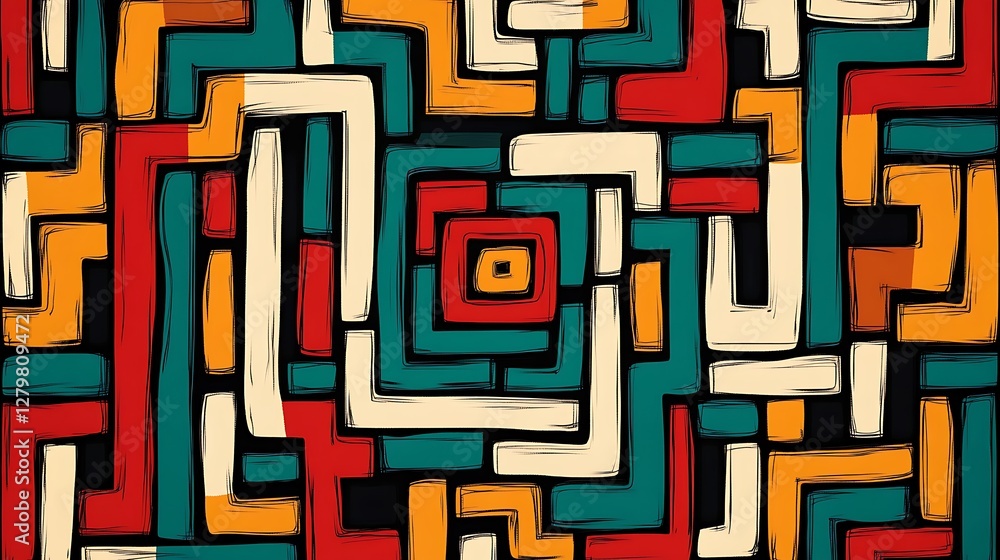 Abstract geometric pattern design background Abstract geometric pattern design background