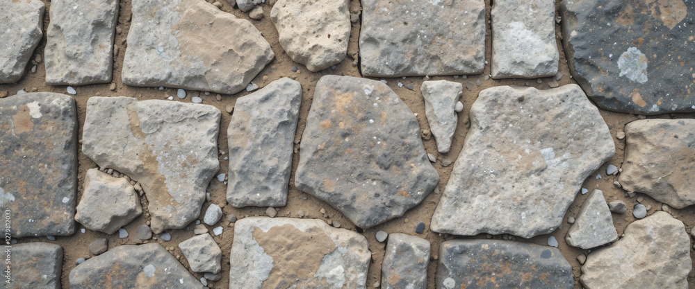 Top-down view of stone texture Top-down view of stone texture