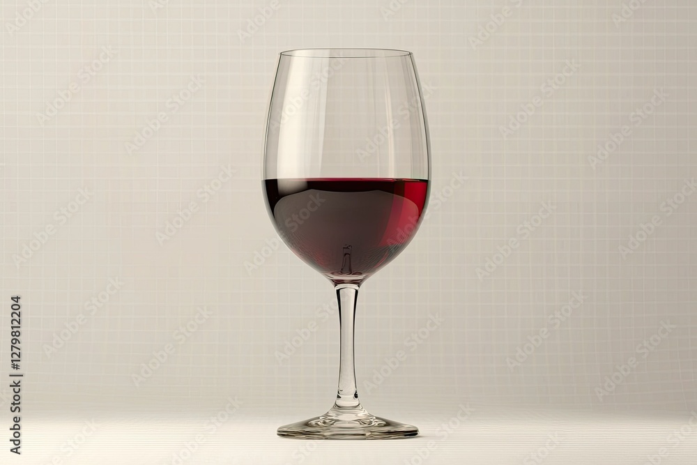 Vibrant Picture of Glass of Malbec Wine,Isolated on Transparency Background White Vibrant Picture of Glass of Malbec Wine,Isolated on Transparency Background White
