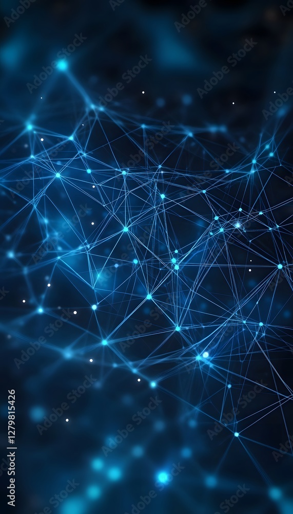 Futuristic digital abstract depicting connection of many interconnected networks Futuristic digital abstract depicting connection of many interconnected networks