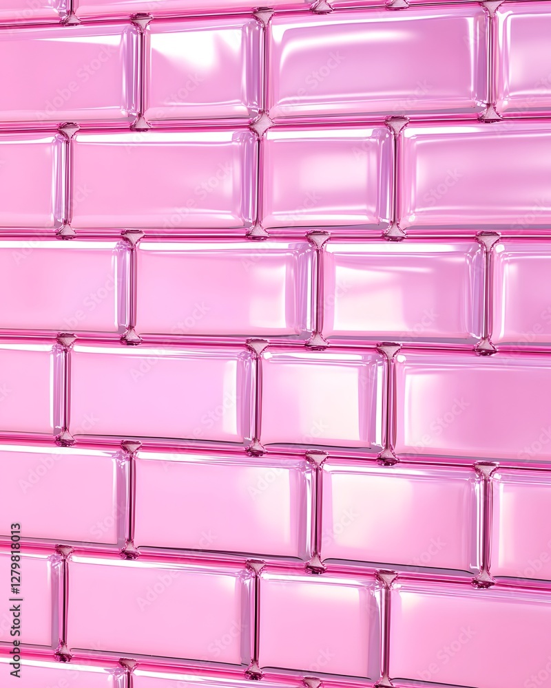 Pink Glass Tile Wall Pattern Pink Glass Tile Wall Pattern