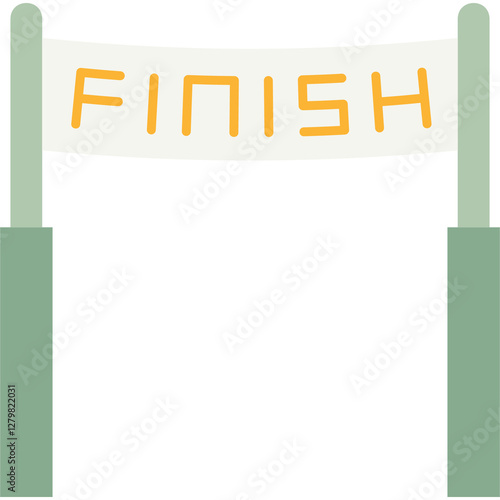 Finish Line Illustration