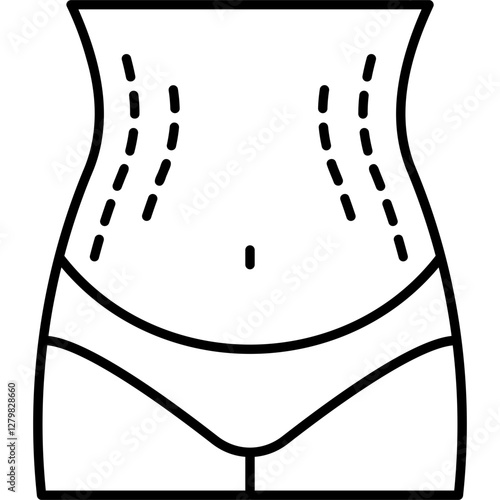 Stretch Mark  Icon