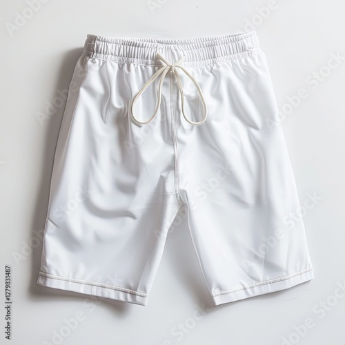 Clear Pixel Image of a Photo Swimtrunks, Isolated on a White Background photo