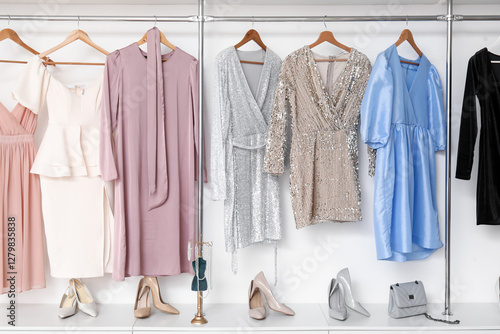 Wallpaper Mural Beautiful prom dresses hanging in boutique Torontodigital.ca