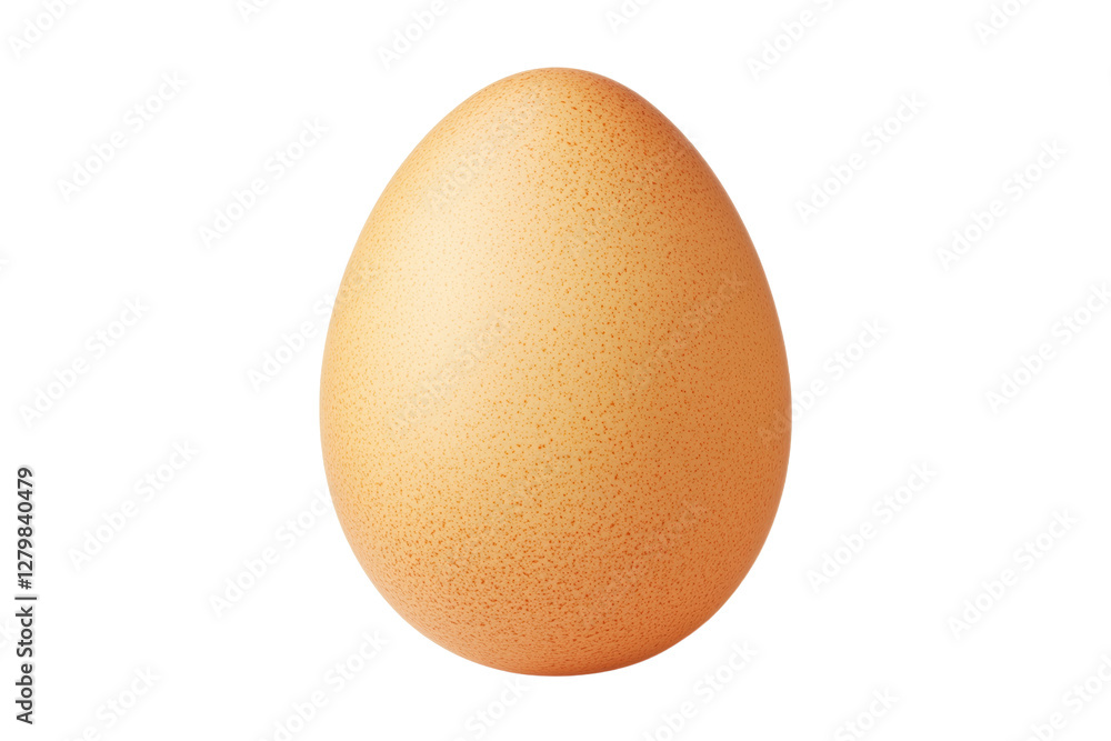 Large egg with a white yolk, isolated Large egg with a white yolk, isolated