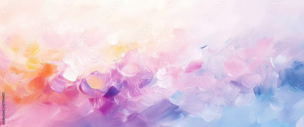 Abstract pastel painting with soft colors and fluid brush strokes. Abstract pastel painting with soft colors and fluid brush strokes.