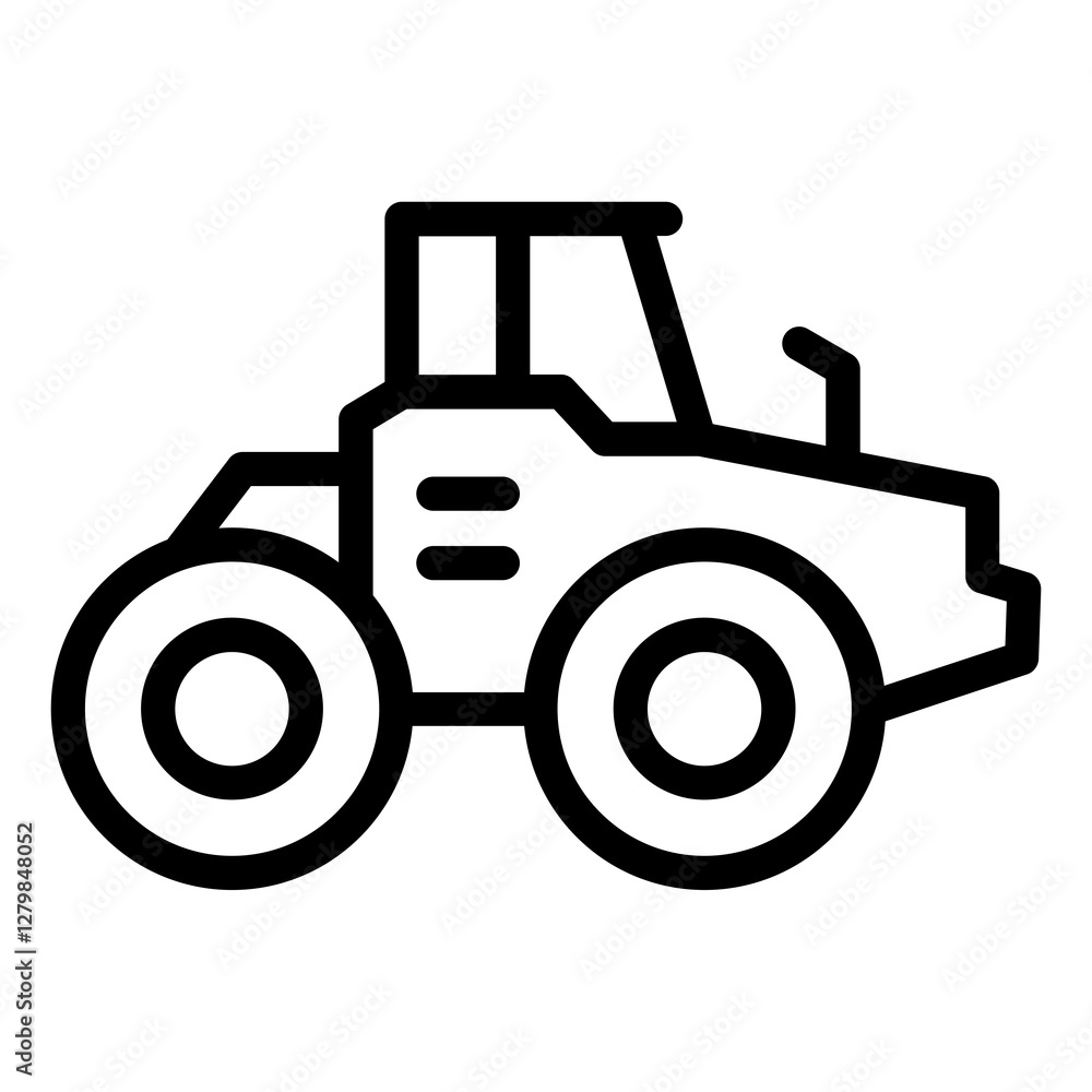 tractor isolated on white background tractor isolated on white background