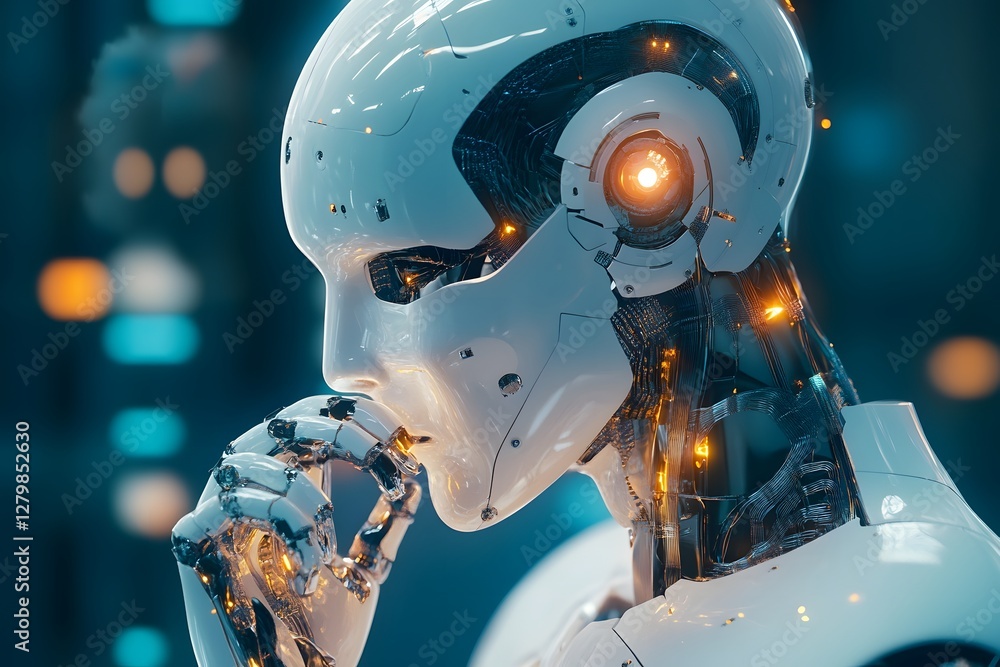 Fototapeta premium Artificial intelligence in life, Generative AI