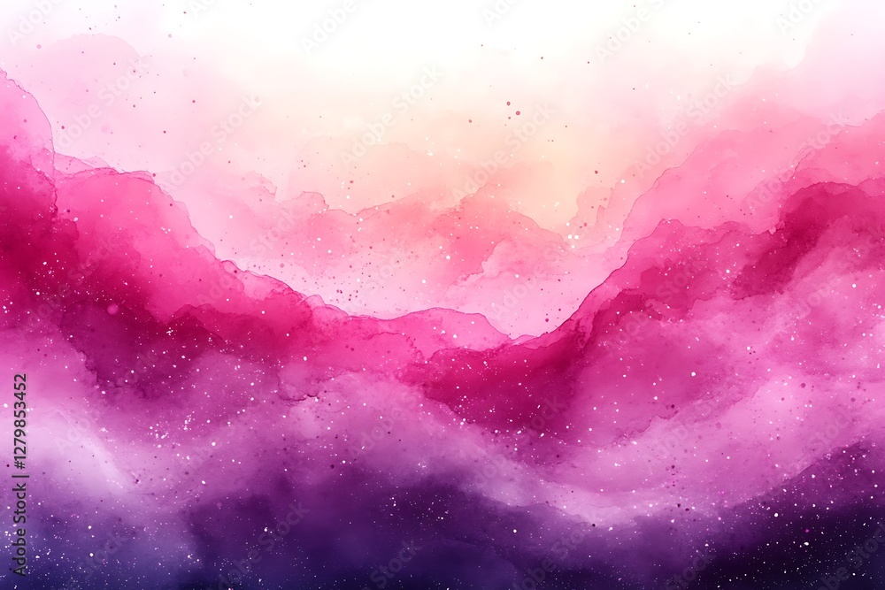 Obraz premium Beautiful colorful space background.