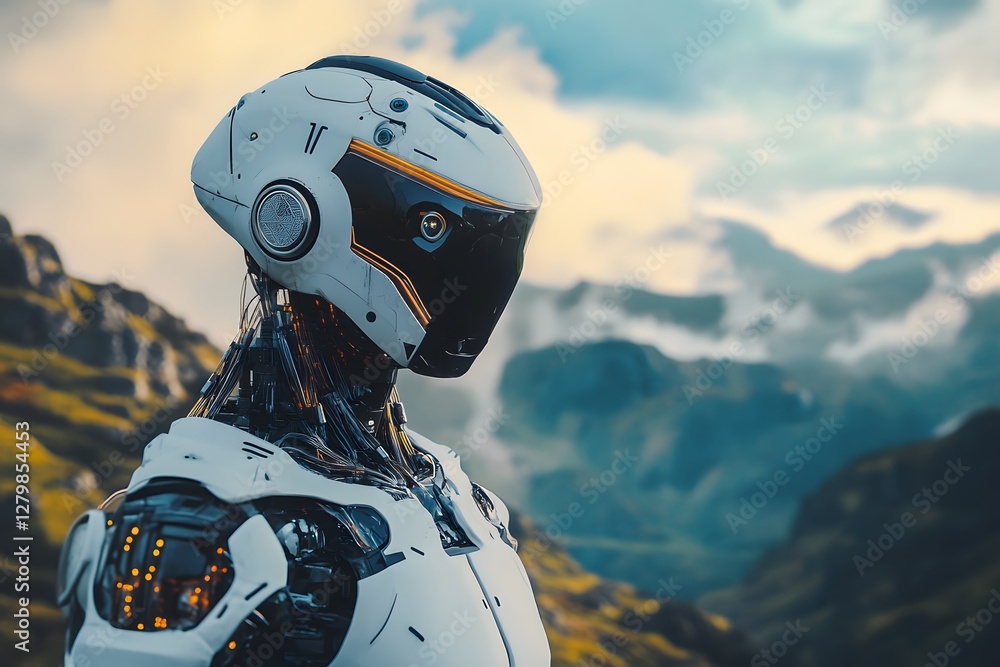 Fototapeta premium Artificial intelligence in life, Generative AI