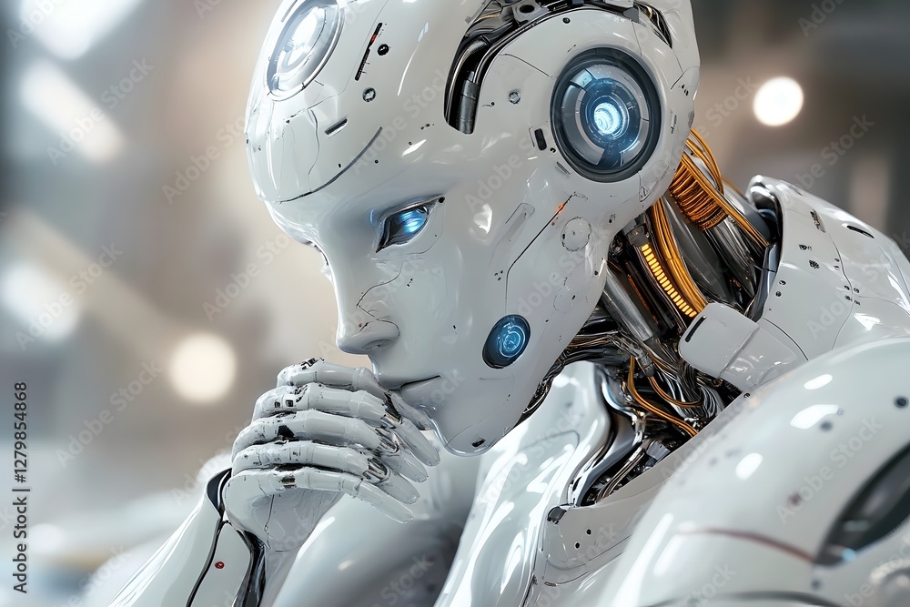 Fototapeta premium Artificial intelligence in life, Generative AI