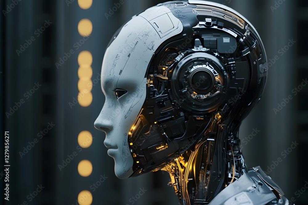 Fototapeta premium Artificial intelligence in life, Generative AI