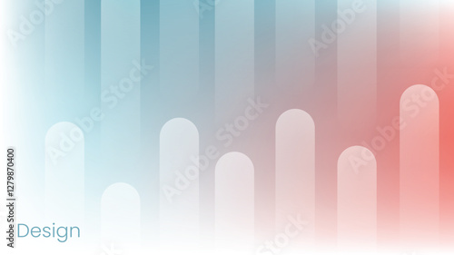 Minimalistic Abstract Vector Background in Pastel Colors Gradient Mesh