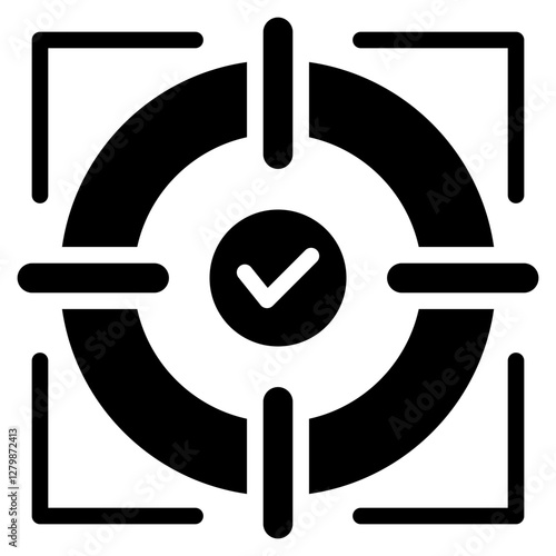 Precision Glyph Icon