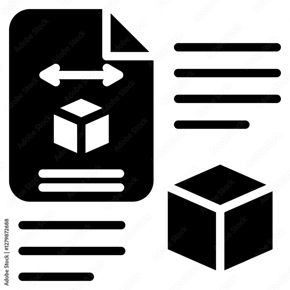 Custom Fit Glyph Icon