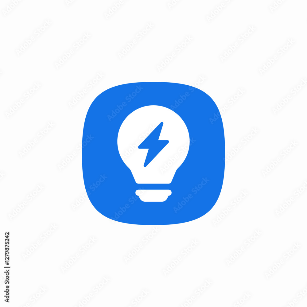 electricity bulb icon sign vector electricity bulb icon sign vector