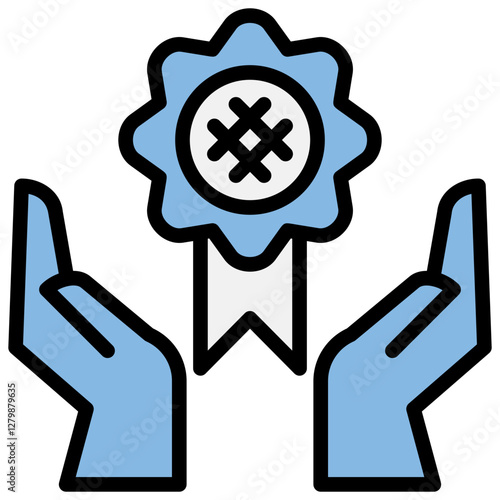 Specialization Blue Black Icon