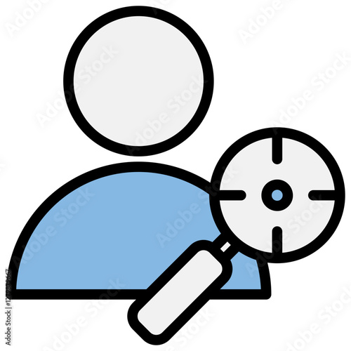 Focus Blue Black Icon