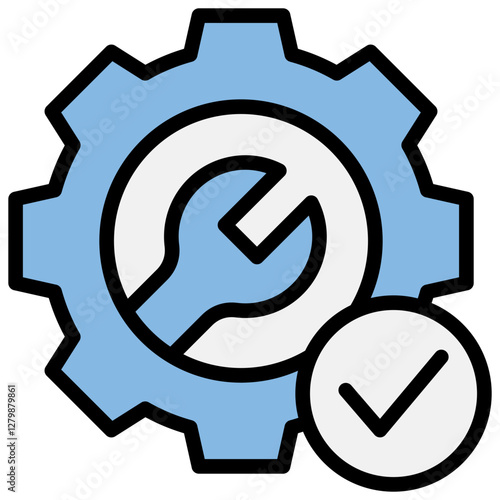 Customization Blue Black Icon