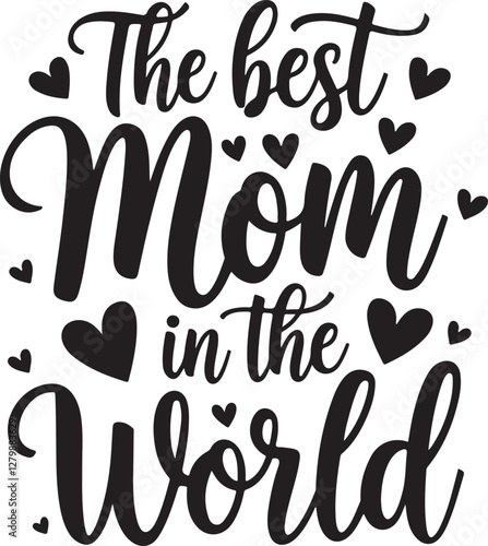 Mother's Day SVG T-Shirt Design Vector file