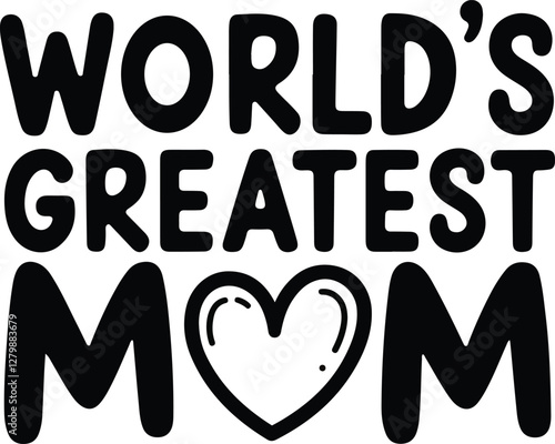 Mother's Day SVG T-Shirt Design Vector file