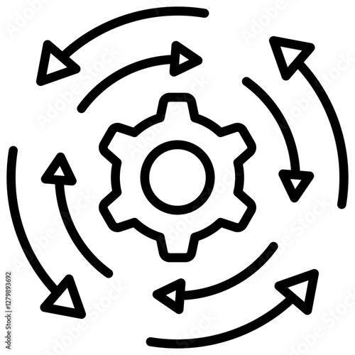Dynamic Outline Icon