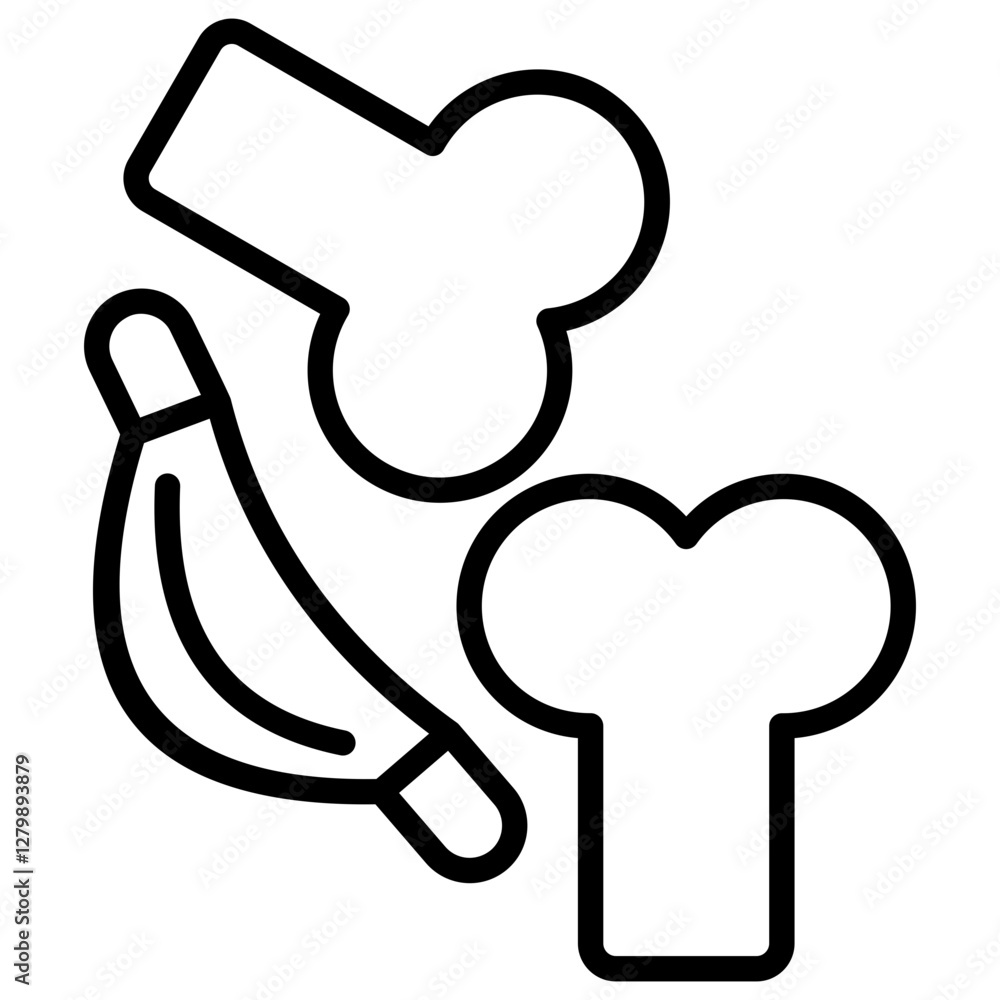 Ligament Outline Icon Ligament Outline Icon