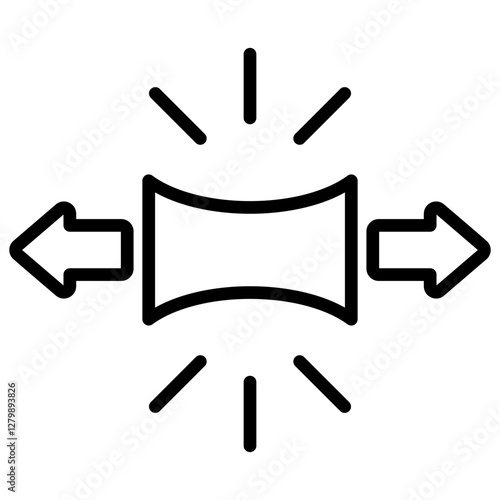 Tension Outline Icon