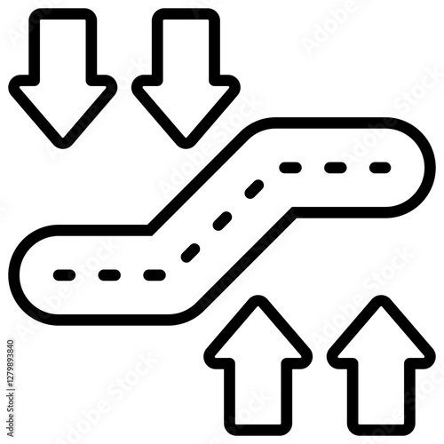 Elasticity Outline Icon