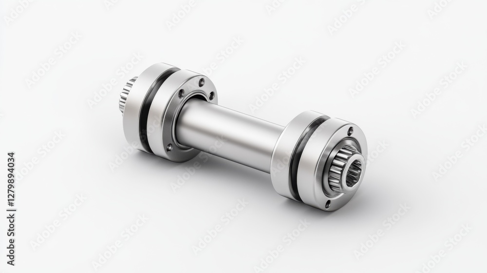 High-Quality Stainless Steel Mechanical Component with Detailed Bearings for Industrial Applications High-Quality Stainless Steel Mechanical Component with Detailed Bearings for Industrial Applications