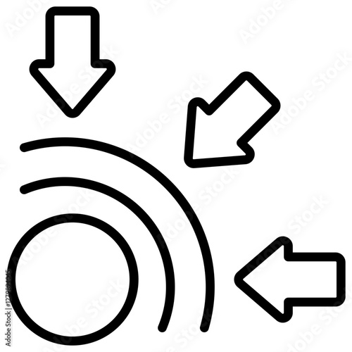 Resistance Outline Icon