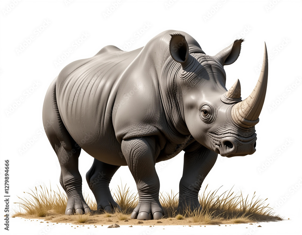 Fototapeta premium Majestic Guardian: Rhinoceros Collection, 