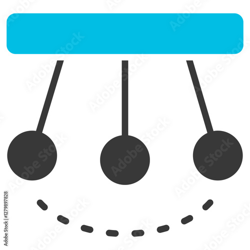 Momentum Glyph Blue Grey Icon