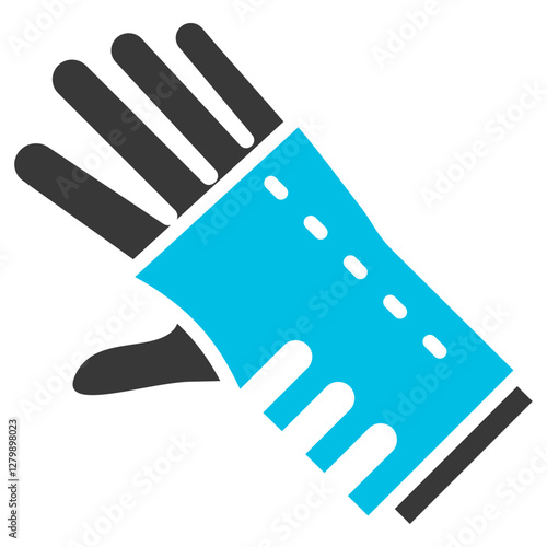 Orthosis Glyph Blue Grey Icon