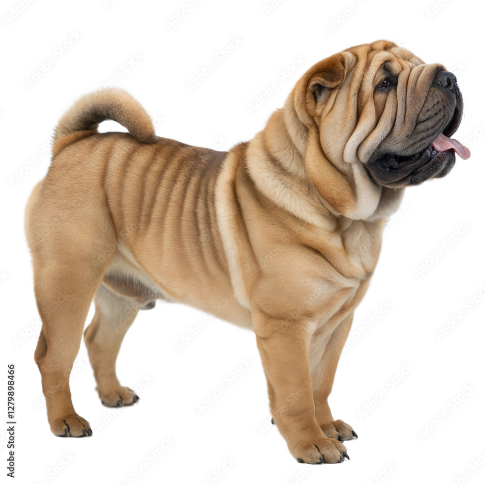 Obraz premium Chinese Shar Pei AI Generated Image