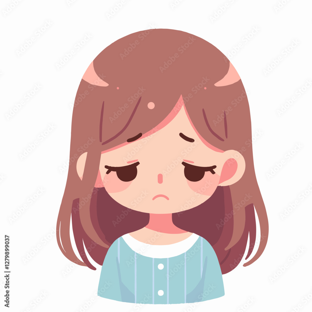 An emotional illustration of a sad woman sitting alone, conveying feelings of sorrow and loneliness. Perfect for mental health awareness campaigns, heartbreak-related content. An emotional illustration of a sad woman sitting alone, conveying feelings of sorrow and loneliness. Perfect for mental health awareness campaigns, heartbreak-related content.
