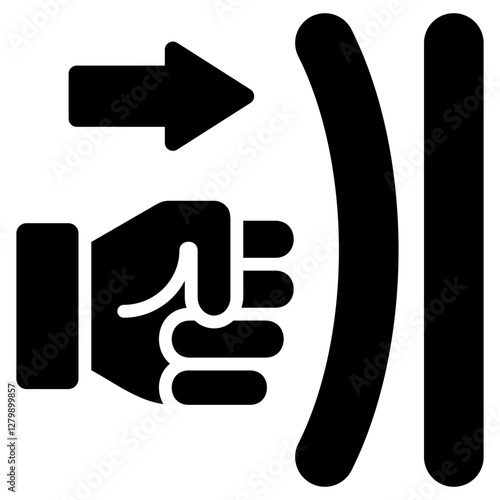 Force Glyph Icon