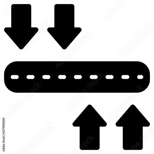 Stiffness Glyph Icon