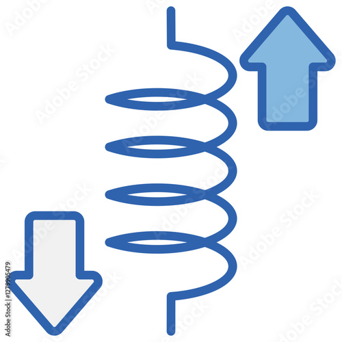 Strain Blue White Icon