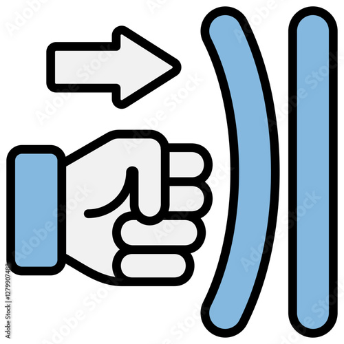 Force Blue Black Icon