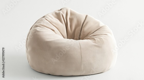 Ultra-Soft Bean Bag Chair on White Background