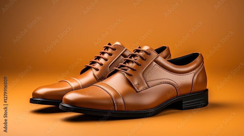 Elegant Brown Leather Men's Shoes style Elegant Brown Leather Men's Shoes style