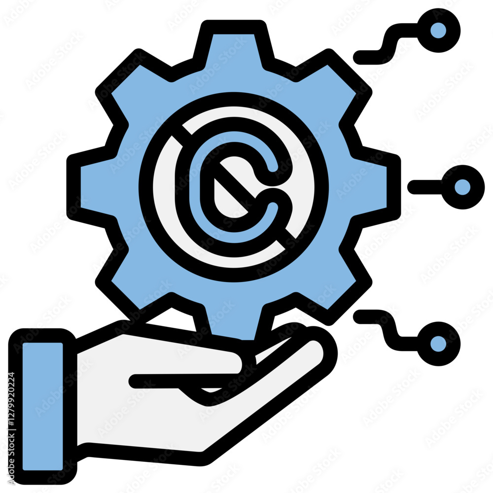 Public Domain Blue Black Icon Public Domain Blue Black Icon
