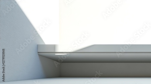 Minimalist architectural design showcasing a simple structure