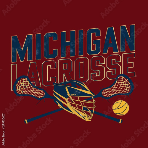 High School Lacrosse Match in Michigan – Youth Sports Competition